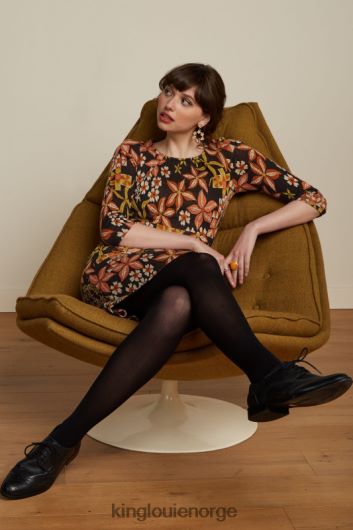 King Louie kvinner mona kjole morgane B648B26 klær svart King Louie kvinner mona kjole morgane B648B26 klær svart